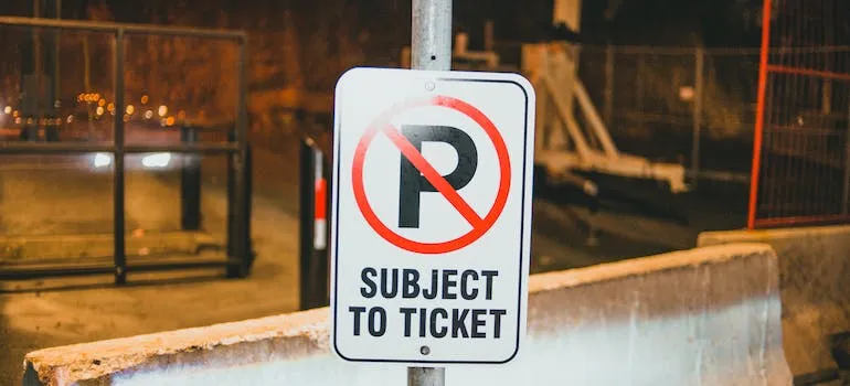 Parking sign
