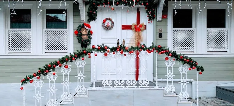 Decorated outdoor of the house