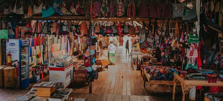A garage sale