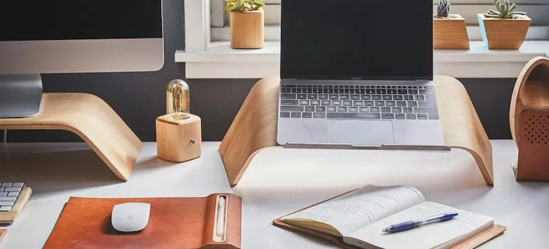 A home office