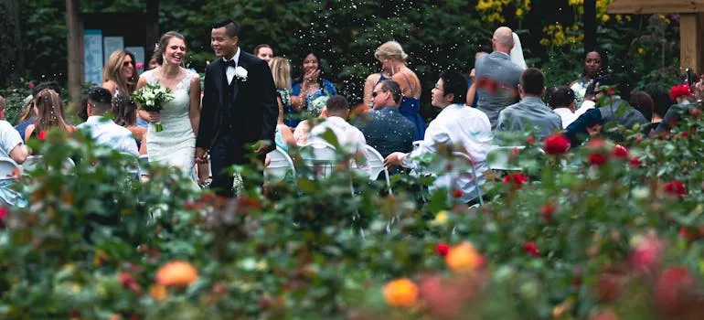 A wedding celebration