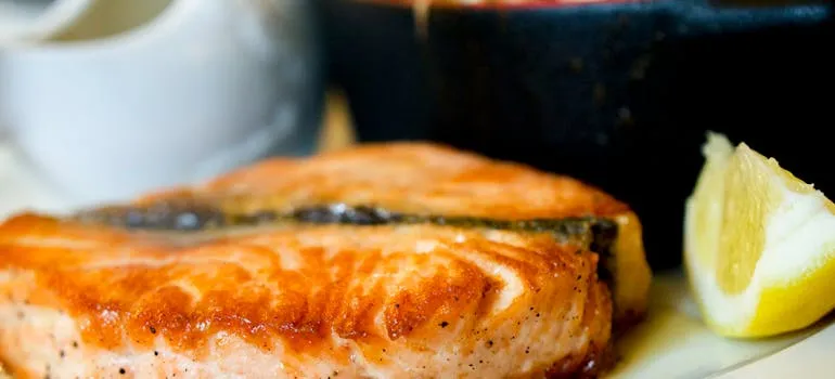 Fish on the plate