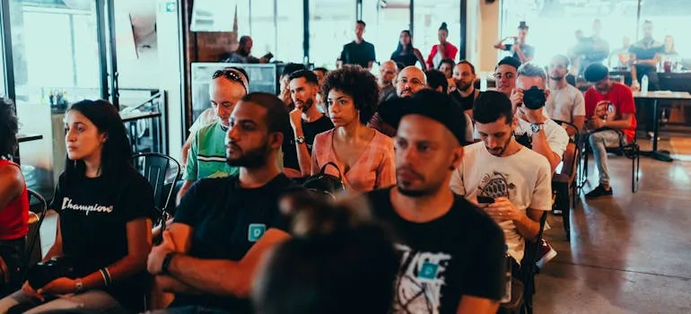 People at the conference