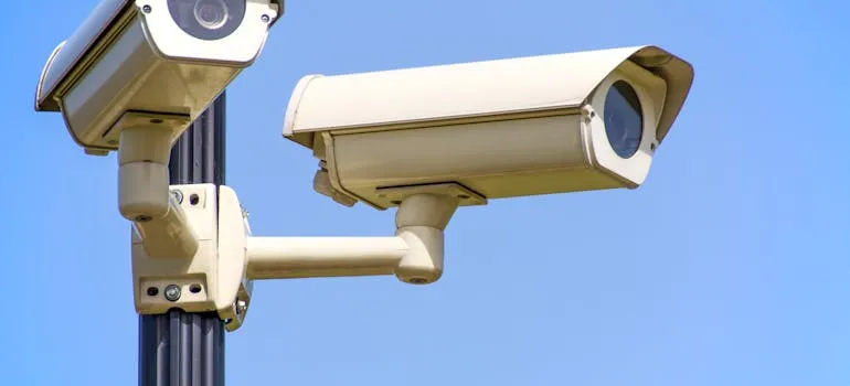 Two cameras on the street