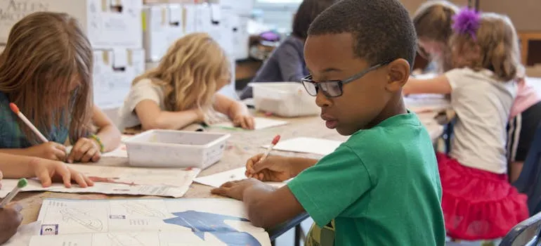 A kid in one of the best schools in Washington DC