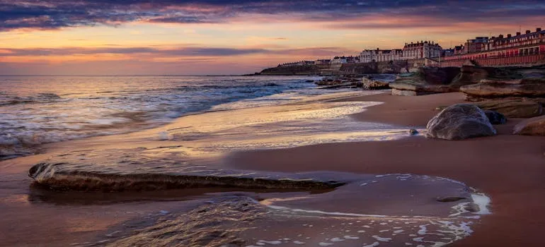 Sunset on the beach