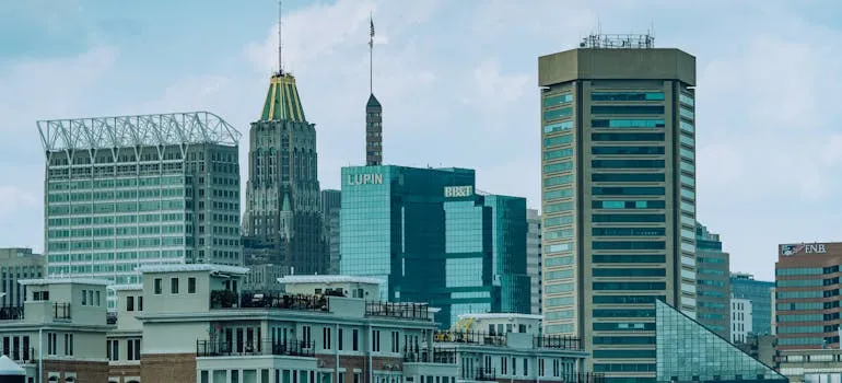 Buildings in Baltimore, one of the best cities to live in Maryland