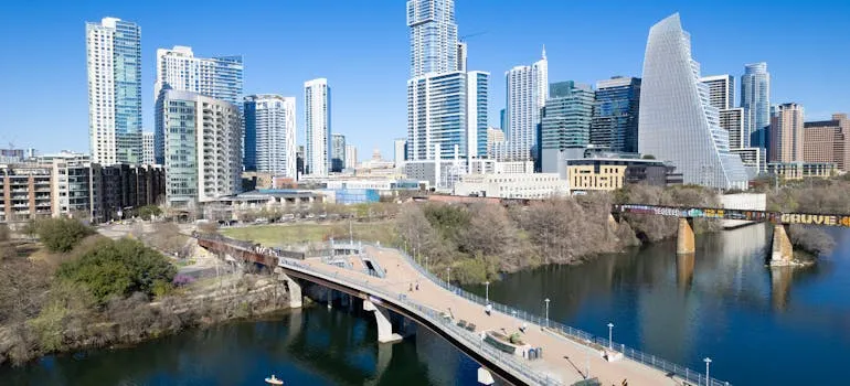 The bridge in Austin