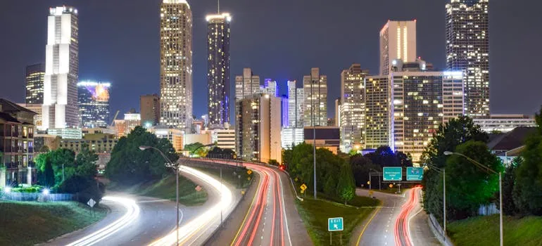 Atlanta at night