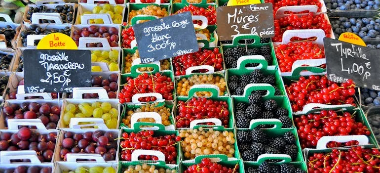Fruits on the market