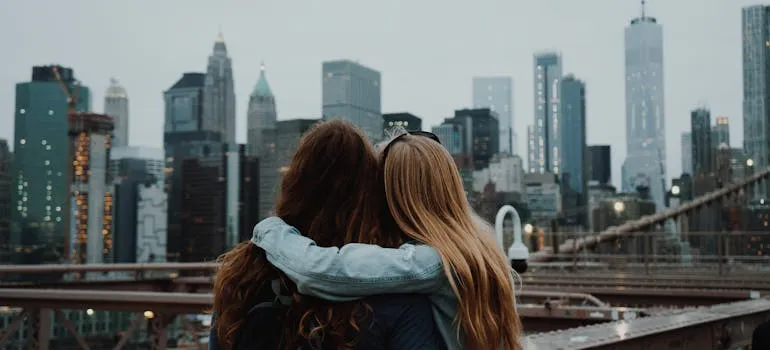 A couple in NYC