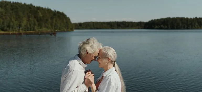A senior couple in one of the best places to retire for Virginians looking to relocate