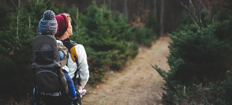 A woman enjoying hiking as one of the things to do after relocating to Rockville