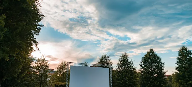 Outdoor cinema