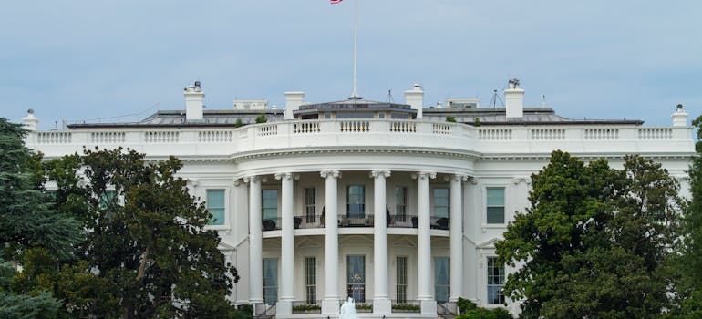 A white building in Washington