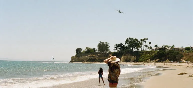 People on the beach