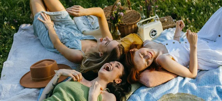 Girls in the park in one of the suburbs in Austin for former DC residents