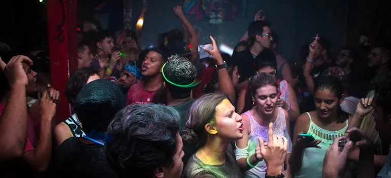 People in the club
