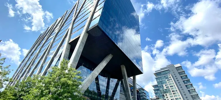 A building in Reston