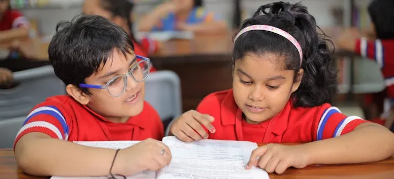 Kids in school