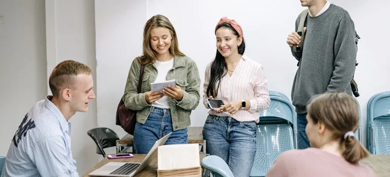 Students in the classroom