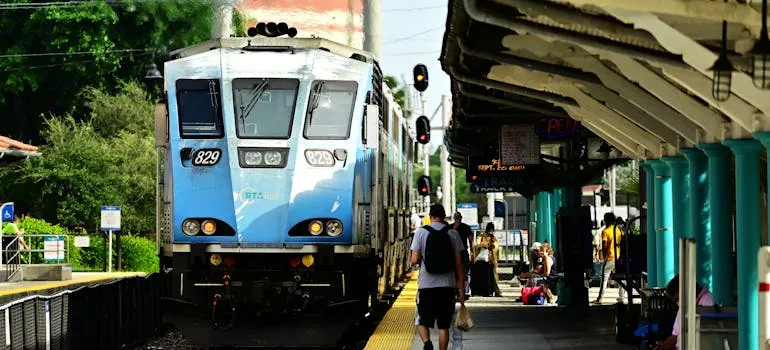 Train station in Miami