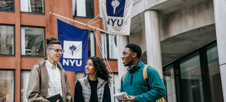 Students at the NYU