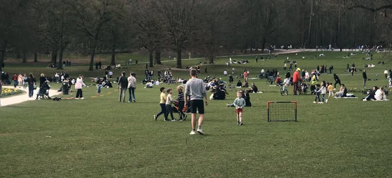 People in the park