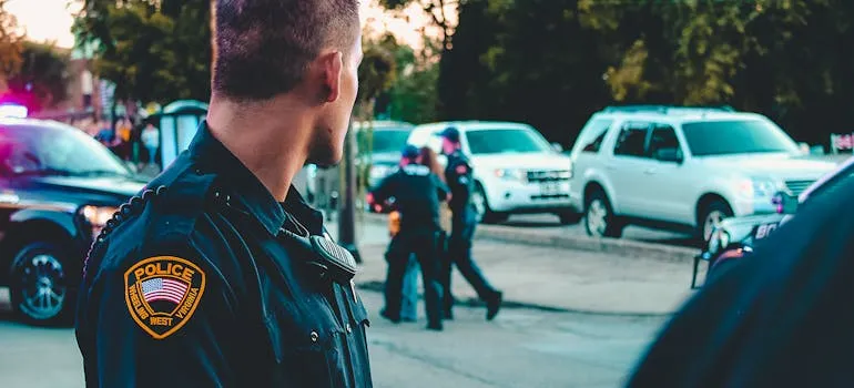 Police on the street