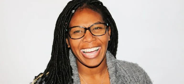 A happy person 