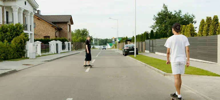 People on the street