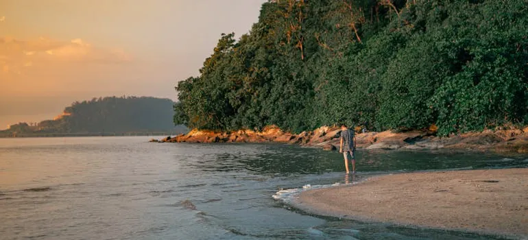 A sunset in one of the top places to retire for Virginians looking to relocate