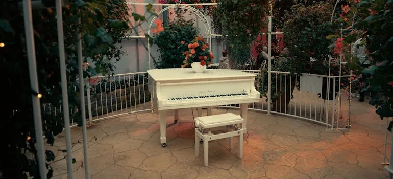 Piano in the garden