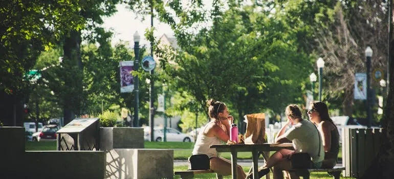 People in the park