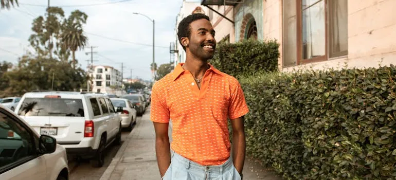 A person on the street