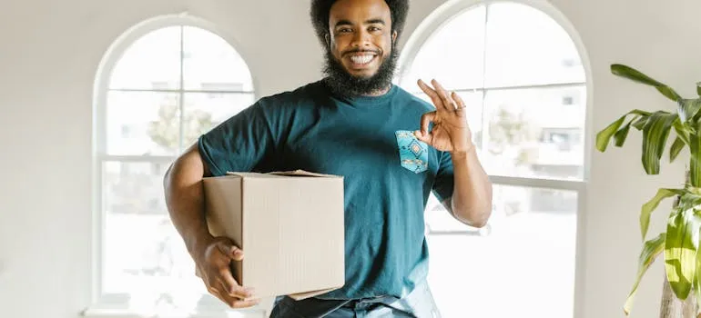 A representative of one of the moving companies Germantown MD