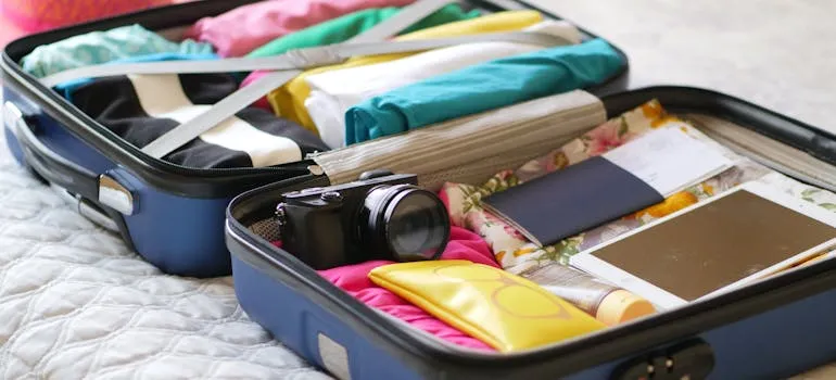 A small suitcase