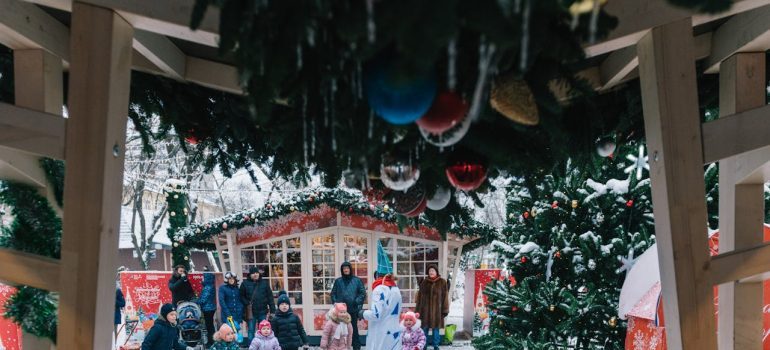 People in one of the Christmas events across Maryland