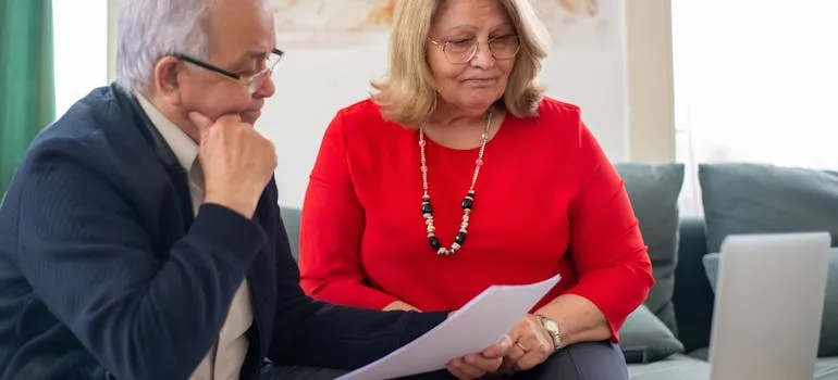 A senior couple moving from Maryland to Pennsylvania for retirement