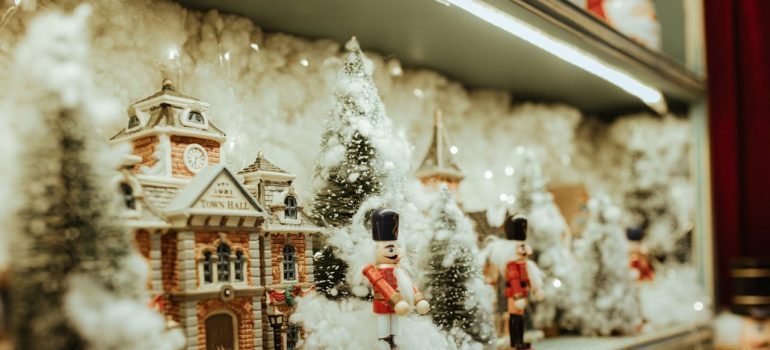 A Christmas Village in one of the Christmas events across Maryland