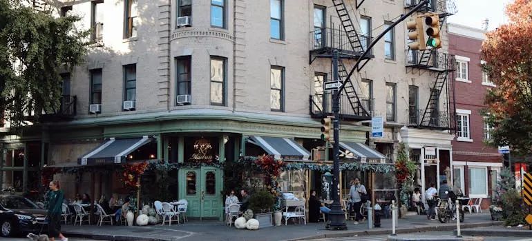 People in the cafe trying to build a social life in NYC after leaving DC