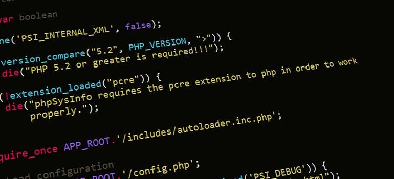 Codes on computer