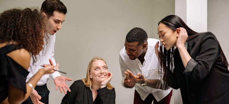 People in the office