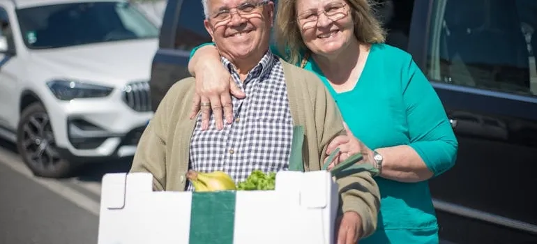 A couple on the street
