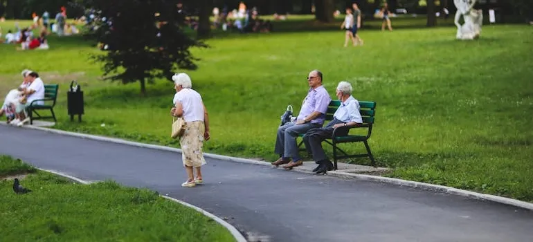 People in the park 