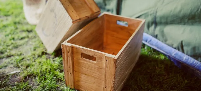 Wooden boxes