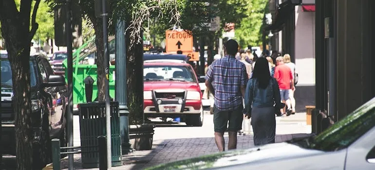 People on the street