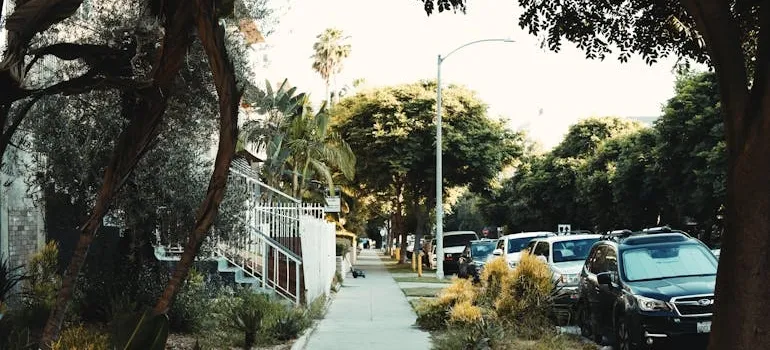 A street in Los Angeles
