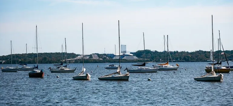 Boats on the water