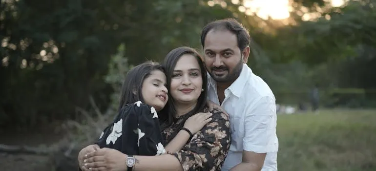 Family in the park